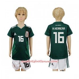 Maillot/Tenue Mexique H.Herrera 16 Enfant Domicile Coupe du monde 2018